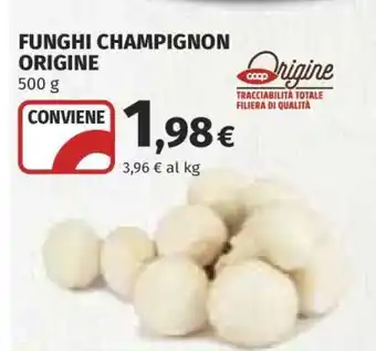 Coop Funghi Champignon Origine offerta
