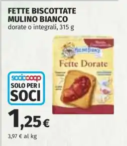 Coop Fette Biscottate Mulino Bianco offerta