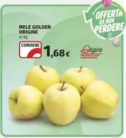 Coop MELE GOLDEN ORIGINE offerta
