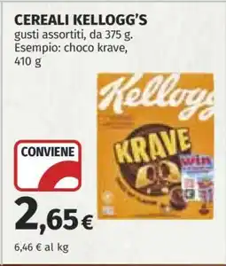 Coop CEREALI KELLOGG'S offerta