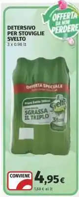 Coop Detersivo per stoviglie Svelto offerta