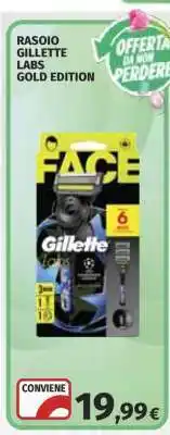 Coop RASOIO GILLETTE LABS GOLD EDITION offerta