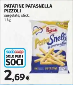 Coop Patatine Patasnella Pizzoli offerta