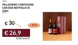 Prezzemolo e Vitale Pellegrino confezione con due bottiglie di vino offerta