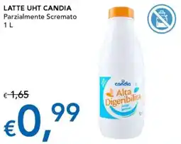 Migross Supermercati e Market LATTE UHT CANDIA Parzialmente Scremato offerta