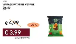 Prezzemolo e Vitale Vintage patatine vegane offerta