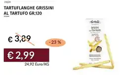 Prezzemolo e Vitale Tartuflanghe grissini al tartufo offerta