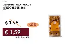 Prezzemolo e Vitale De fenza treccine con mandorle offerta