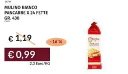 Prezzemolo e Vitale Mulino bianco pancarre x 24 fette offerta