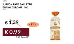 Prezzemolo e Vitale Il buon pane bauletto grano duro offerta