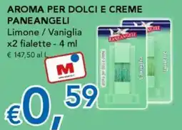 Migross Supermercati e Market Aroma per dolci e creme PANEANGELI offerta