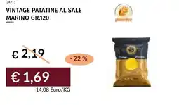 Prezzemolo e Vitale Vintage patatine al sale marino offerta