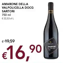Migross Supermercati e Market Amarone della valpolicella docg SARTORI offerta