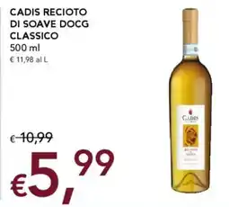 Migross Supermercati e Market Cadis recioto di soave docg classico offerta