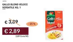 Prezzemolo e Vitale Gallo blond veloce versatile offerta