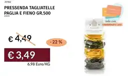 Prezzemolo e Vitale Pressenda tagliatelle paglia e fieno offerta