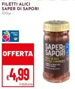 Pan Filetti alici SAPER DI SAPORI offerta