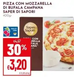Pan Pizza con mozzarella di bufala campana SAPER DI SAPORI offerta