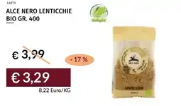 Prezzemolo e Vitale Alce nero lenticchie bio offerta
