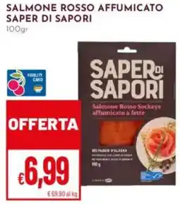 Pan Salmone rosso affumicato SAPER DI SAPORI offerta