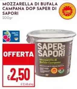 Pan Mozzarella di bufala campana dop SAPER DI SAPORI offerta