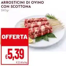 Pan Arrosticini di ovino con scottona offerta