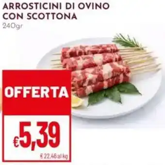 Pan Arrosticini di ovino con scottona offerta