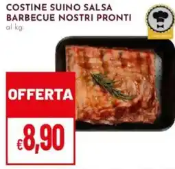 Pan Costine suino salsa barbecue nostri pronti offerta