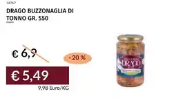 Prezzemolo e Vitale Drago buzzonaglia di tonno offerta