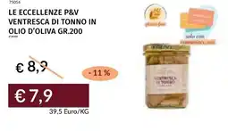Prezzemolo e Vitale Le eccellenze p&v ventresca di tonno in olio d'oliva offerta
