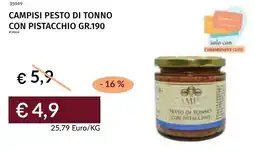 Prezzemolo e Vitale Campisi pesto di tonno con pistacchio offerta