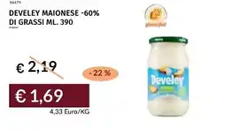 Prezzemolo e Vitale Develey maionese -60% di grassi offerta