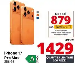 Comet iPhone 17 Pro Max offerta