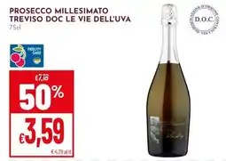 Pan Prosecco millesimato treviso doc LE VIE DELL'UVA offerta