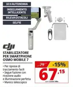 Comet Dji stabilizzatore per smartphone osmo mobile 7 offerta