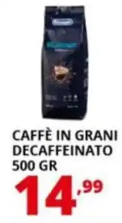 Comet Delonghi caffè in grani decaffeinato offerta