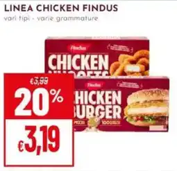 Pan Linea chicken FINDUS offerta