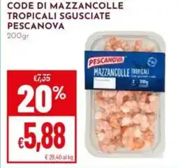 Pan Code di mazzancolle tropicali sgusciate PESCANOVA offerta