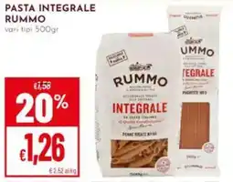 Pan Pasta integrale RUMMO offerta