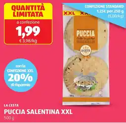 ALDI La cesta puccia salentina xxl offerta