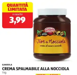 ALDI Gandola crema spalmabile alla nocciola offerta