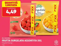ALDI All seasons frutta surgelata assortita XXL offerta