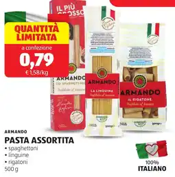 ALDI Armando pasta offerta