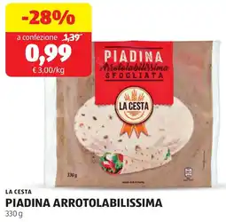 ALDI La cesta piadina arrotolabilissima offerta