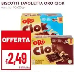 Pan Biscotti tavoletta oro ciok offerta