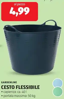 ALDI Gardenline cesto flessibile offerta