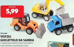 ALDI Toylino veicoli giocattolo da sabbia offerta