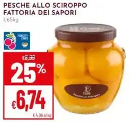 Pan Pesche allo sciroppo FATTORIA DEI SAPORI offerta