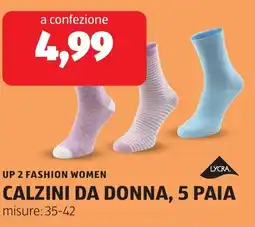 ALDI Up 2 fashion women calzini da donna, 5 paia offerta