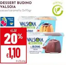 Pan Dessert budino VALSOIA offerta